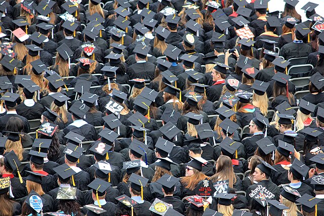 graduating medical residents and fellows at commencement ceremony highlighting disability insurance eligibility timing and income protection decisions before residency ends