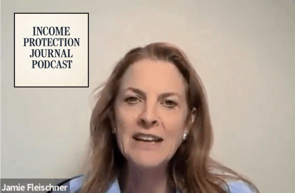 Jamie Fleischner, disability insurance broker and host of the Income Protection Journal podcast, interviews Mike Cogdall on own occupation disability insurance coverage for attorneys and legal professionals